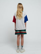 Load image into Gallery viewer, Stripes Pleated Woven Skirt - 6/7Y Last One