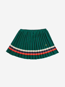 Stripes Pleated Woven Skirt - 6/7Y Last One