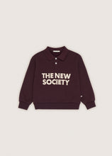 Load image into Gallery viewer, The New Society Dario Polo Sweater - Fudge - 3Y Last One