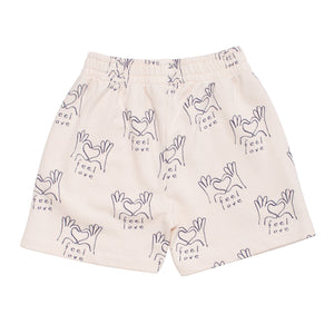 Wynken Tile Short - Chalk/Strong Blue - 2Y, 4Y