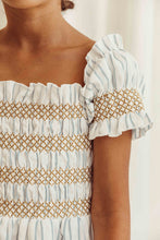 Load image into Gallery viewer, Liilu Smocked Striped Dress - 2Y, 6Y