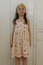 Load image into Gallery viewer, Tinycottons Hearts Stars Dress - 4Y Last One