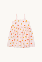 Load image into Gallery viewer, Tinycottons Hearts Stars Dress - 3Y, 4Y, 6Y