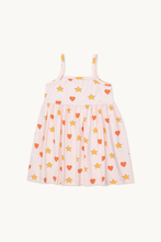 Load image into Gallery viewer, Tinycottons Hearts Stars Dress - 4Y Last One