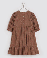 Load image into Gallery viewer, Little Cotton Clothes Judith Dress - rose floral in oak - 3/4Y, 4/5Y