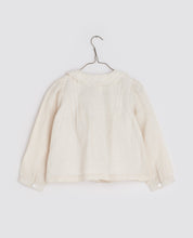 Load image into Gallery viewer, Little Cotton Clothes Ruby Blouse - milk linen - 4/5Y