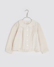 Load image into Gallery viewer, Little Cotton Clothes Ruby Blouse - milk linen - 4/5Y