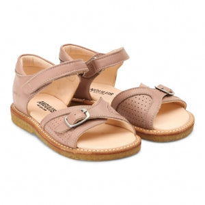 Angulus Sandal with Buckle Velcro Closure - Make up (Rose) Size 20, 22, 24, 25, 26