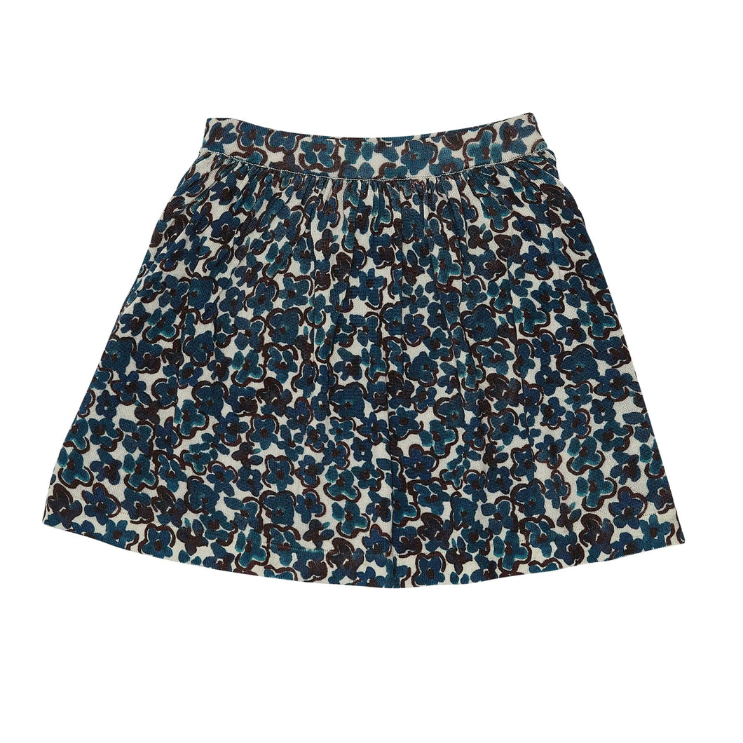 Fub Skirt - Ecru/Indigo - 100cm Last One