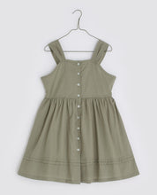 Load image into Gallery viewer, Little Cotton Clothes Laurie Pinafore - Linen in Clary Sage - 3/4Y Last One