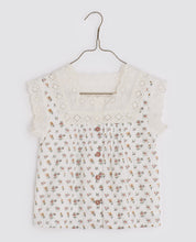 Load image into Gallery viewer, Little Cotton Clothes Clementine Blouse - Rose Bud Floral/Anemone Floral in Blue - 2/3Y, 3/4Y/ 4/5Y/ 5/6Y
