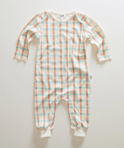Oeuf Jumper - Gardenia/Check - 12/18M, 18/24M
