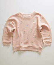Load image into Gallery viewer, Oeuf Sweatshirt - Warm Blush/Flower - 2/3Y, 4/5Y, 5/6Y