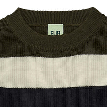 Load image into Gallery viewer, Fub Multistriped Blouse - Forest - 90cm Last One