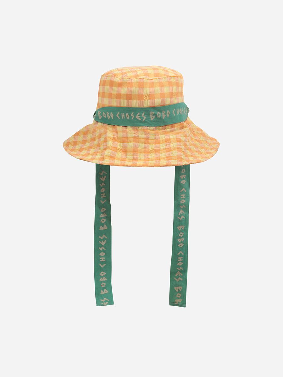 Bobo Choses Vichy Bobo Choses Hat - 52cm, 54cm