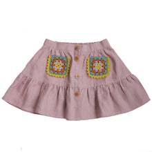 Load image into Gallery viewer, Kalinka Senna Skirt - Natural, Lilac - 2/4Y,