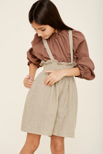 Load image into Gallery viewer, Liilu Smocked Check Culottes - 2Y, 6Y
