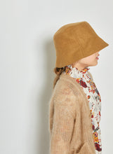 Load image into Gallery viewer, East End Highlanders Tulip Hat - Beige/Black/Brown Plaid