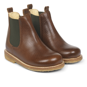 Angulus Chelsea Boot - Cognac/Olive - 26, 30