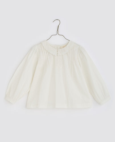 Little Cotton Clothes Wendy Blouse - Off White - 18/24M, 2/3Y, 3/4Y
