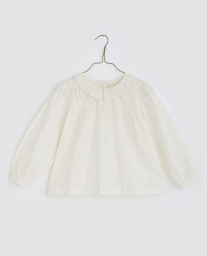 Little Cotton Clothes Wendy Blouse - Off White - 3/4Y Last One
