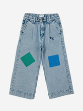 Load image into Gallery viewer, Bobo Choses Geometric Colours Denim Pants - 2/3Y Last One