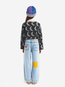 Bobo Choses Geometric Colours Denim Pants - 2/3Y Last One