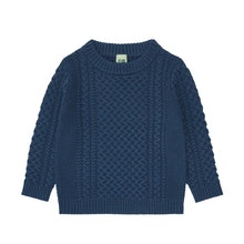 Load image into Gallery viewer, Fub Structure Sweater - Indigo - 100cm