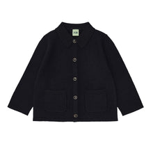Load image into Gallery viewer, Fub Felted Jacket - DarkNavy - 90cm Last One