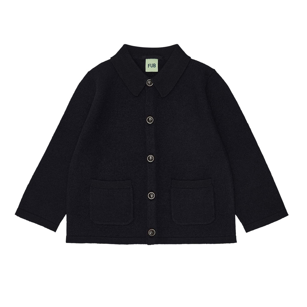 Fub Felted Jacket - DarkNavy - 90cm Last One