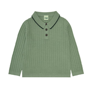 Fub Long Sleeve Polo - Leaf - 120cm