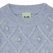Load image into Gallery viewer, Fub Lambswool Structure Sweater - Ice Melange - 90cm, 110cm