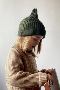 Mabli Takenoko Pullover -  Vintage Cream/Juniper - 6Y Last One