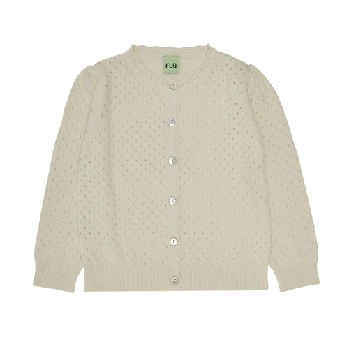 Fub Cardigan - Ecru - 90cm