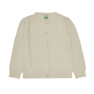 Fub Cardigan - Ecru - 90cm