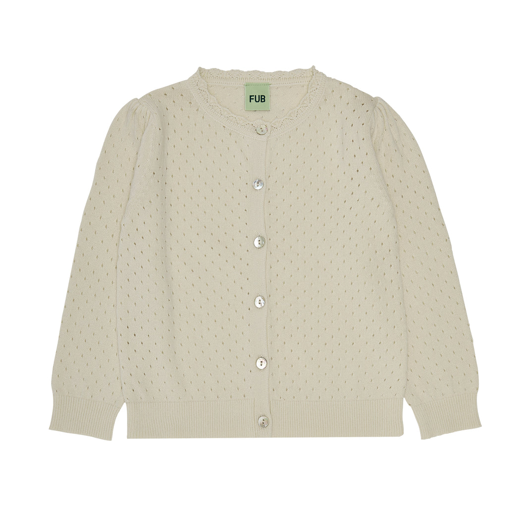 Fub Cardigan - Ecru - 90cm