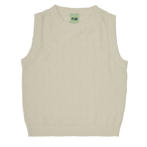 Fub Vest - Ecru - 90cm, 100cm, 110cm, 120cm