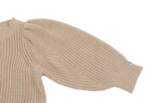 Load image into Gallery viewer, Donsje Dica Cardigan - Milk Chocolate Melange/White Almond Melange - 2/3Y, 3/4Y, 4/5Y, 5/6Y