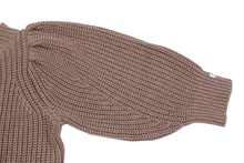 Load image into Gallery viewer, Donsje Dica Cardigan - Milk Chocolate Melange/White Almond Melange - 2/3Y, 3/4Y, 4/5Y, 5/6Y