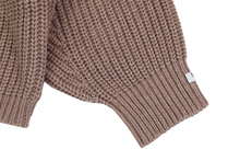 Load image into Gallery viewer, Donsje Dica Cardigan - Milk Chocolate Melange/White Almond Melange - 2/3Y, 3/4Y, 4/5Y, 5/6Y