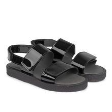 Load image into Gallery viewer, Angulus Sandal with Velcro Closure - Patent Black - 28, 36, 37