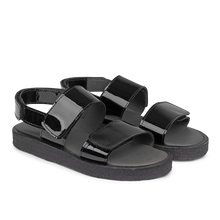 Load image into Gallery viewer, Angulus Sandal with Velcro Closure - Patent Black - 28, 36, 37, 38, 39
