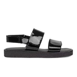 Angulus Sandal with Velcro Closure - Patent Black - 28, 36, 37