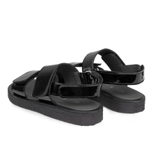 Load image into Gallery viewer, Angulus Sandal with Velcro Closure - Patent Black - 28, 36, 37
