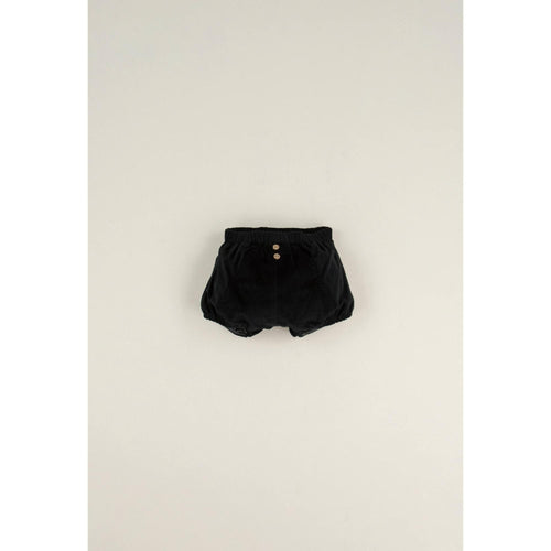 Popelin Mod.8.3 Black culotte with side seams - 18/24M, 2/3Y