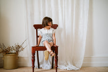 Load image into Gallery viewer, Little Cotton Clothes Clementine Blouse - Rose Bud Floral/Anemone Floral in Blue - 2/3Y, 3/4Y/ 4/5Y/ 5/6Y