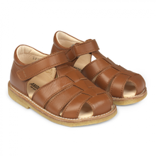 Load image into Gallery viewer, Angulus Sandal with Adjustable Velcro - Cognac Size 20 Last Pair