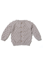 Load image into Gallery viewer, Minimom Popcorn Cardigan - Goat - 3/4Y, 4/5