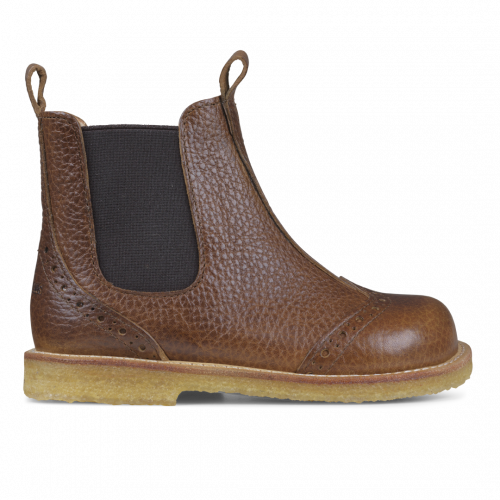Angulus Chelsea Boot with Hole Pattern - Medium Brown - 28 Last One ...