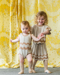 Mabli Igam Ogam Tee - Sand/Putty - 4Y, 6Y
